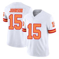 STECN TB.Buccaneers #15 Tez Johnson Player White Limited '76 Vapor F.U.S.E. Home Game Stitched Jerseys