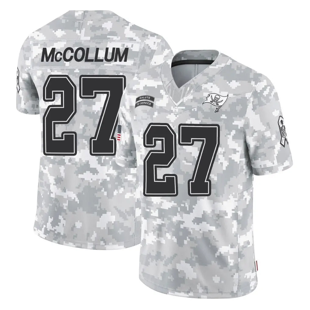 STECN TB.Buccaneers #27 Zyon McCollum Player Arctic Camo Limited Salute To Service Home Game Stitched Jerseys