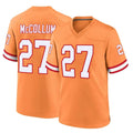 STECN TB.Buccaneers #27 Zyon McCollum Player Orange Throwback Home Game Stitched Jerseys