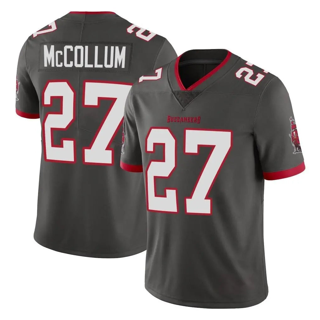 STECN TB.Buccaneers #27 Zyon McCollum Player Pewter Limited Alternate Vapor Home Game Stitched Jerseys