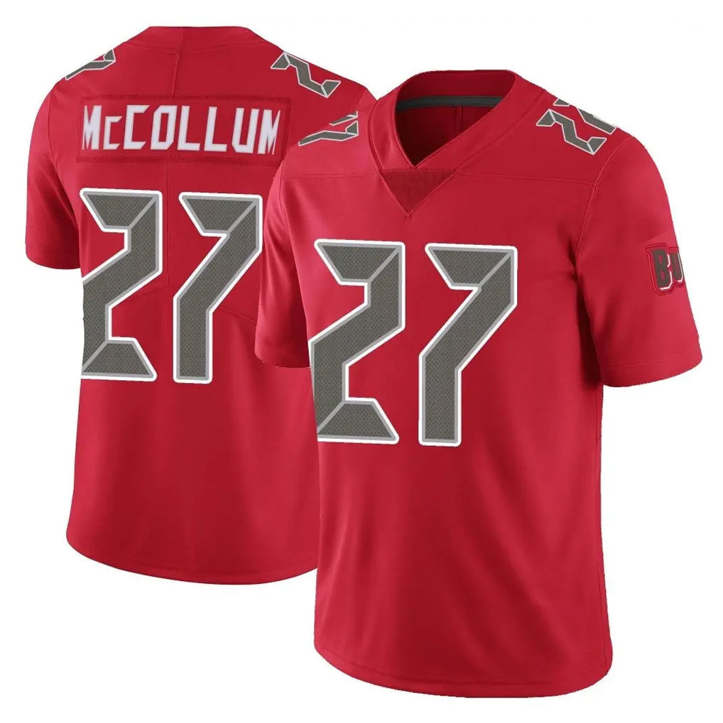 STECN TB.Buccaneers #27 Zyon McCollum Player Red Limited Color Rush Home Game Stitched Jerseys