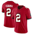 STECN TB.Buccaneers #2 Emeka Egbuka Player Red Limited Vapor F.U.S.E. Home Game Stitched Jerseys