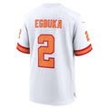 STECN TB.Buccaneers #2 Emeka Egbuka Player White 50th Season Game Stitched Jerseys