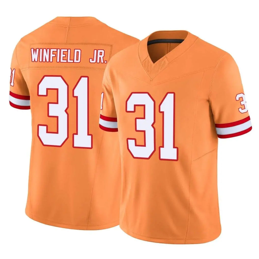 STECN TB.Buccaneers #31 Antoine Winfield Jr. Player Orange Limited Vapor F.U.S.E. Home Game Stitched Jerseys