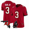 STECN TB.Buccaneers #3 Rueben Bain Jr. Player Red Limited 2026 Season Vapor F.U.S.E. Home Game Stitched Jerseys