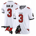 STECN TB.Buccaneers #3 Rueben Bain Jr. Player White Limited 2026 Season Vapor F.U.S.E. Home Game Stitched Jerseys