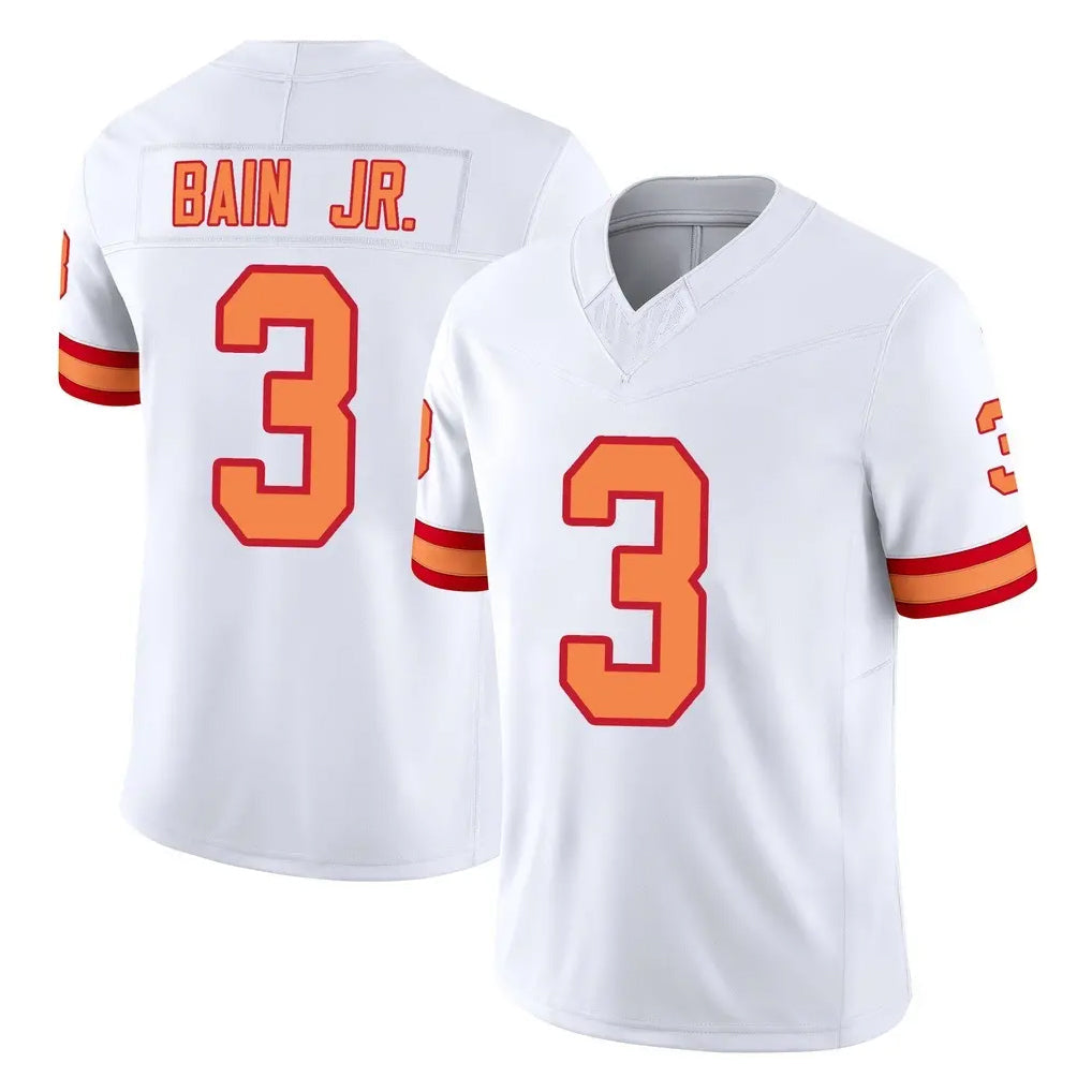 STECN TB.Buccaneers #3 Rueben Bain Jr. Player White Limited '76 Vapor F.U.S.E. Home Game Stitched Jerseys