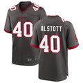 STECN TB.Buccaneers #40 Mike Alstott Player Pewter Game Stitched Jerseys