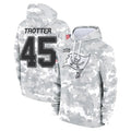 STECN TB.Buccaneers #45 Josiah Trotter Player Arctic Camo Limited Salute to Service Pullover Hoodies Game Stitched Jerseys