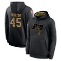 STECN TB.Buccaneers #45 Josiah Trotter Player Black Salute to Service Sideline Performance Pullover Hoodies Home Game Stitched Jerseys