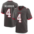 STECN TB.Buccaneers #4 Chase McLaughlin Player Pewter Alternate Home Game Stitched Jerseys