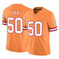 STECN TB.Buccaneers #50 Vita Vea Player Orange Limited Vapor F.U.S.E. Home Game Stitched Jerseys