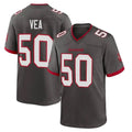 STECN TB.Buccaneers #50 Vita Vea Player Pewter Alternate Home Game Stitched Jerseys