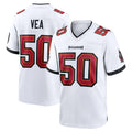 STECN TB.Buccaneers #50 Vita Vea Player White Home Game Stitched Jerseys