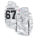 STECN TB.Buccaneers #67 Luke Goedeke Player Arctic Camo Limited Salute to Service Pullover Hoodies Game Stitched Jerseys