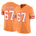 STECN TB.Buccaneers #67 Luke Goedeke Player Orange Limited Vapor F.U.S.E. Home Game Stitched Jerseys