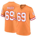 STECN TB.Buccaneers #69 Cody Mauch Player Orange Throwback Home Game Stitched Jerseys