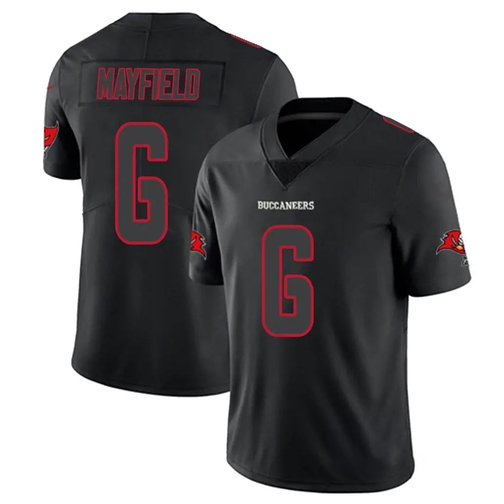 STECN TB.Buccaneers #6 Baker Mayfield Player Black Impact Limited Home Game Stitched Jerseys