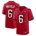 STECN TB.Buccaneers #6 Baker Mayfield Player Red 50th Anniversary Game Stitched Jerseys
