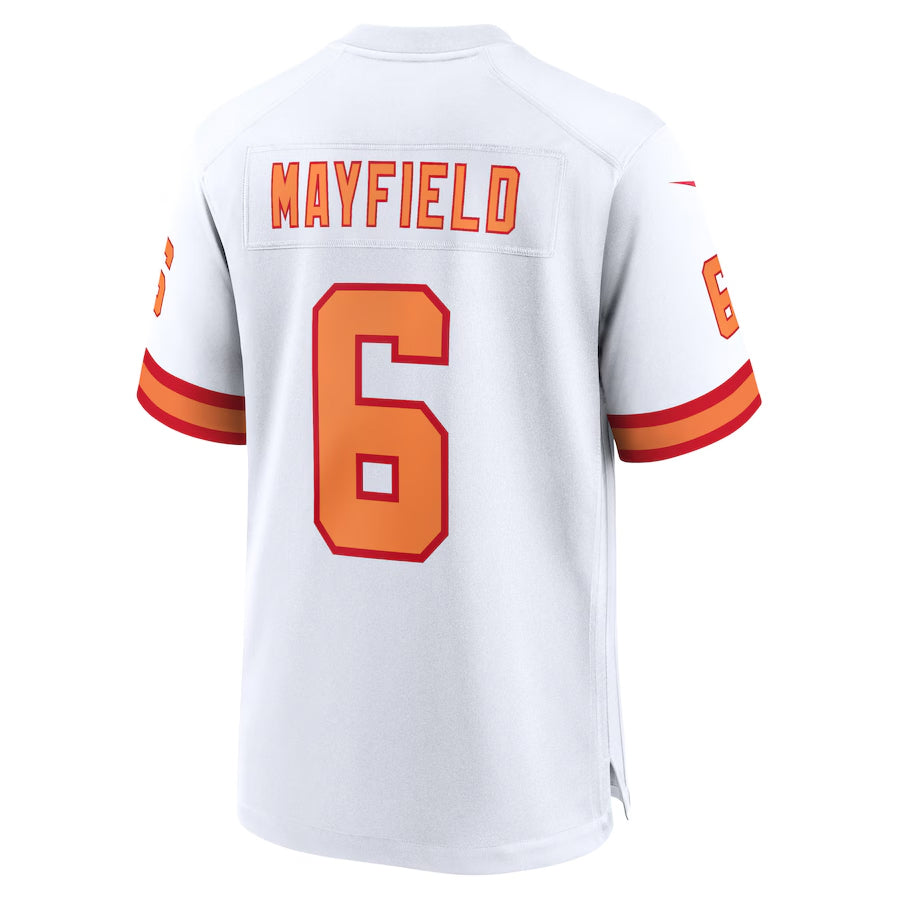 STECN TB.Buccaneers #6 Baker Mayfield Player White Home Game Stitched Jerseys
