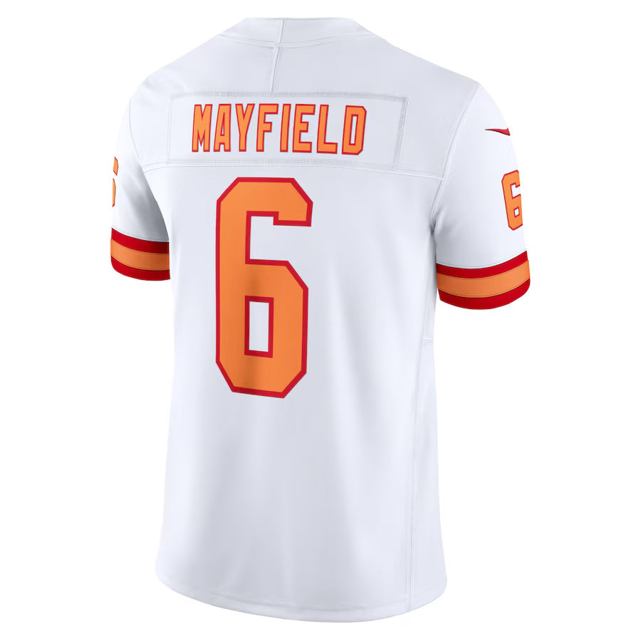 STECN TB.Buccaneers #6 Baker Mayfield Player White Vapor F.U.S.E. Limited Stitched Jerseys