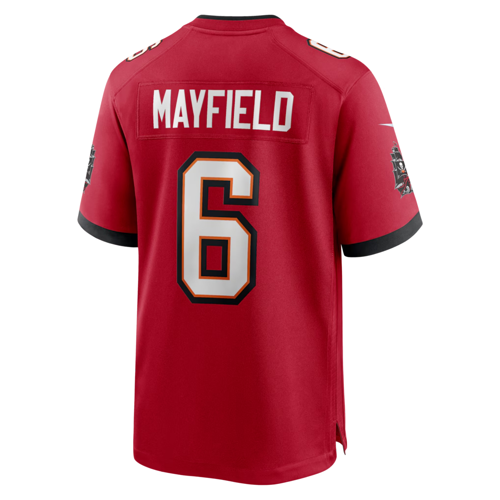 STECN TB.Buccaneers #6 Baker Mayfield Red Team Game Stitched Jerseys