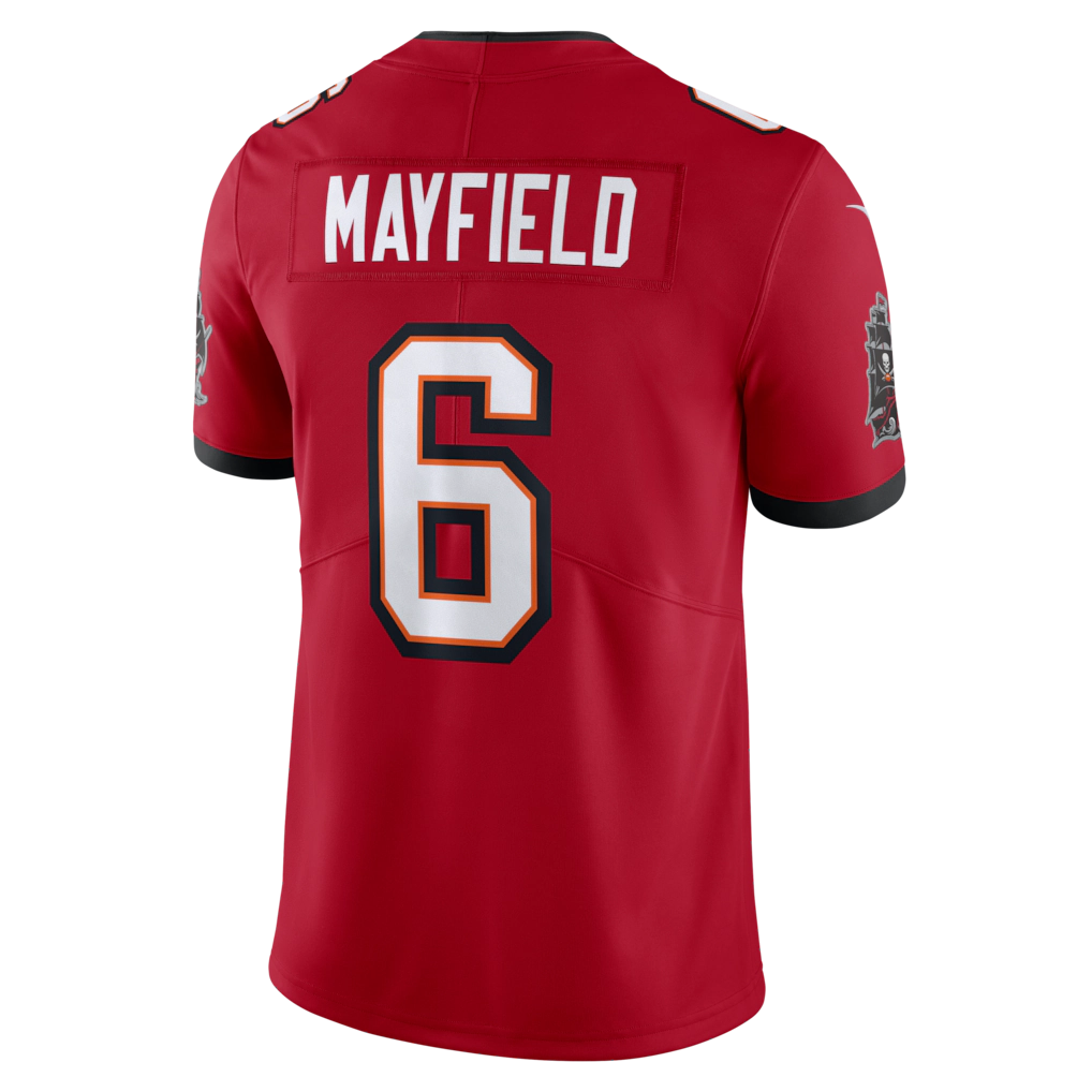 STECN TB.Buccaneers #6 Baker Mayfield Red Vapor Untouchable Limited Stitched Jerseys
