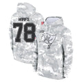 STECN TB.Buccaneers #78 Tristan Wirfs Player Arctic Camo Limited Salute to Service Pullover Hoodies Game Stitched Jerseys