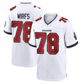 STECN TB.Buccaneers #78 Tristan Wirfs Player White Home Game Stitched Jerseys