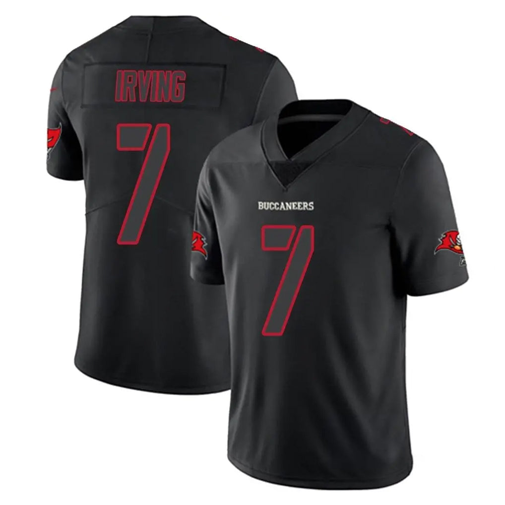 STECN TB.Buccaneers #7 Bucky Irving Player Black Impact Limited Home Game Stitched Jerseys