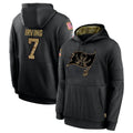 STECN TB.Buccaneers #7 Bucky Irving Player Black Salute to Service Hoodies Stitched Jerseys