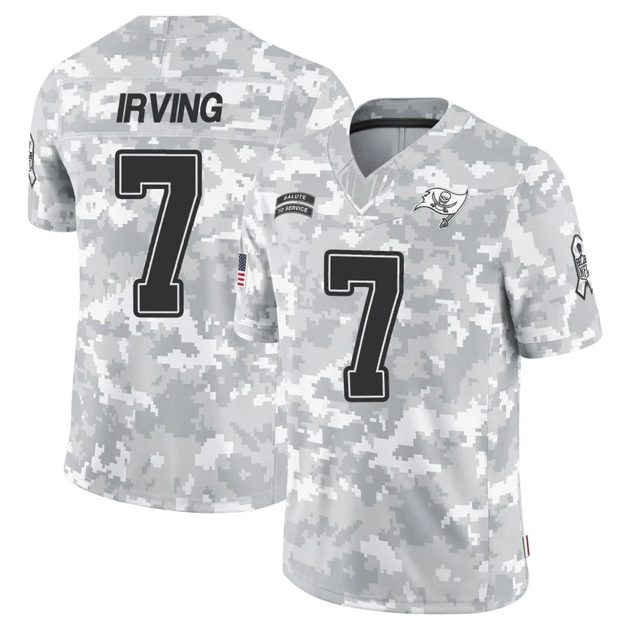 STECN TB.Buccaneers #7 Bucky Irving Player Limited Arctic Camo Stitched Jerseys