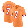 STECN TB.Buccaneers #7 Bucky Irving Player Orange Throwback Home Game Stitched Jerseys