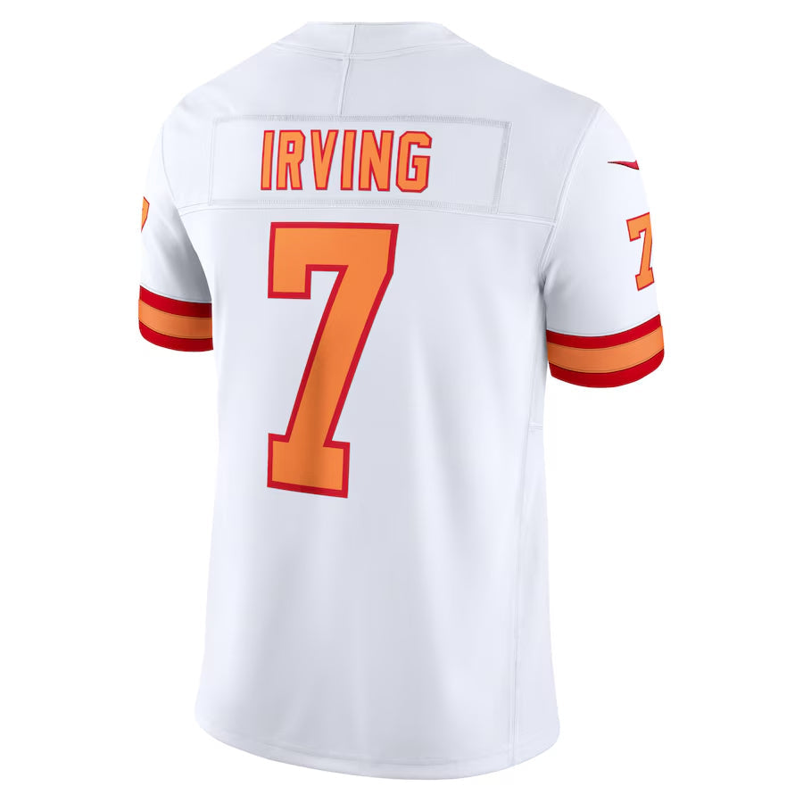 STECN TB.Buccaneers #7 Bucky Irving Player White Vapor F.U.S.E. Limited Stitched Jerseys