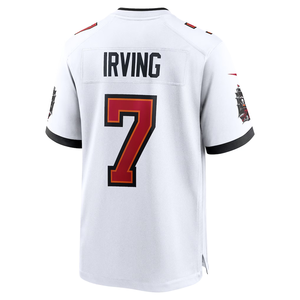 STECN TB.Buccaneers #7 Bucky Irving White Game Stitched Jerseys