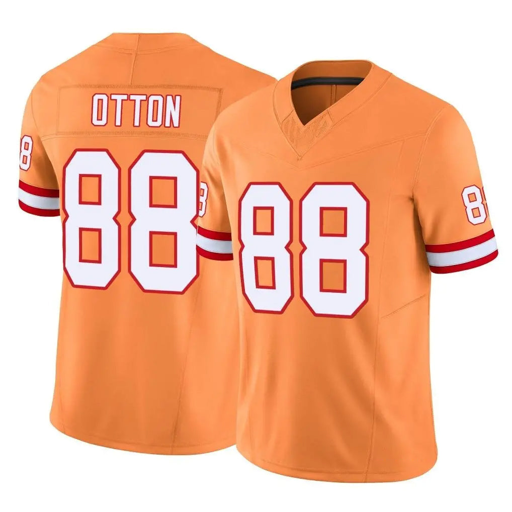 STECN TB.Buccaneers #88 Cade Otton Player Orange Limited Vapor F.U.S.E. Home Game Stitched Jerseys