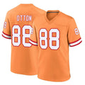 STECN TB.Buccaneers #88 Cade Otton Player Orange Throwback Home Game Stitched Jerseys