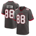 STECN TB.Buccaneers #88 Cade Otton Player Pewter Alternate Home Game Stitched Jerseys