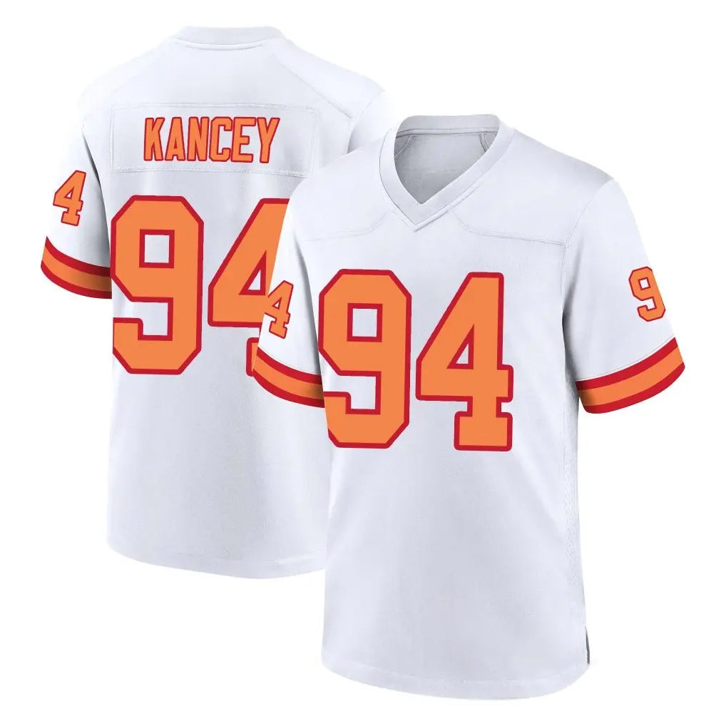 STECN TB.Buccaneers #94 Calijah Kancey Player White '76 Home Game Stitched Jerseys