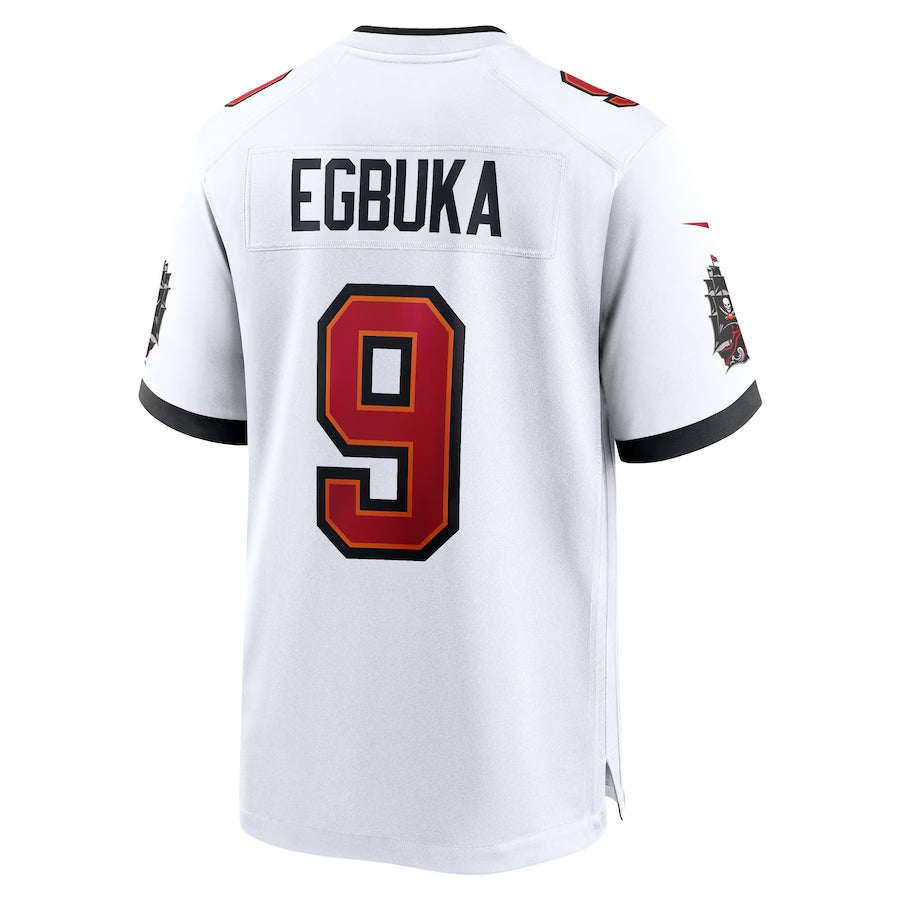 STECN TB.Buccaneers #9 Emeka Egbuka Player White Game Stitched Jerseys