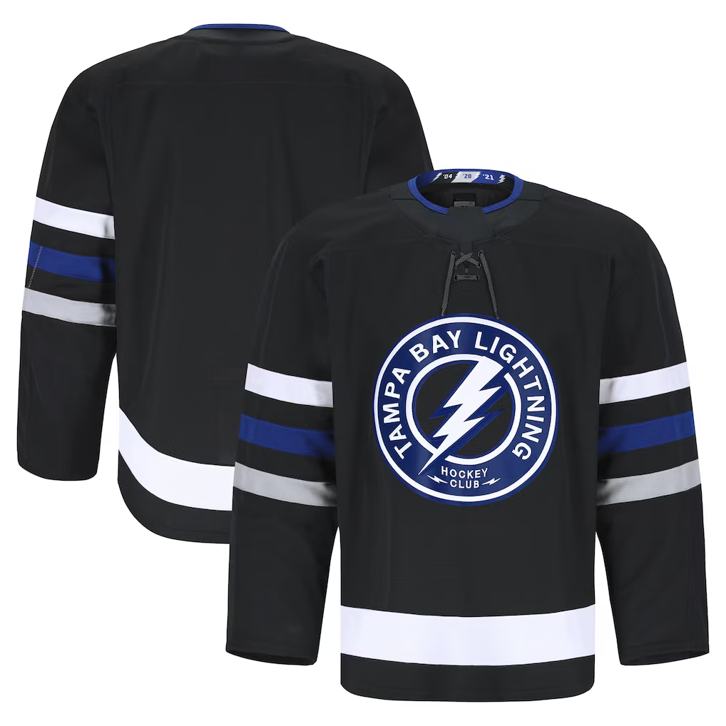 STECN TB.Lightning Black Alternate Authentic Pro Jerseys