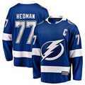 STECN TB.Lightning #77 Victor Hedman Blue Home Captain Patch Breakaway Jerseys