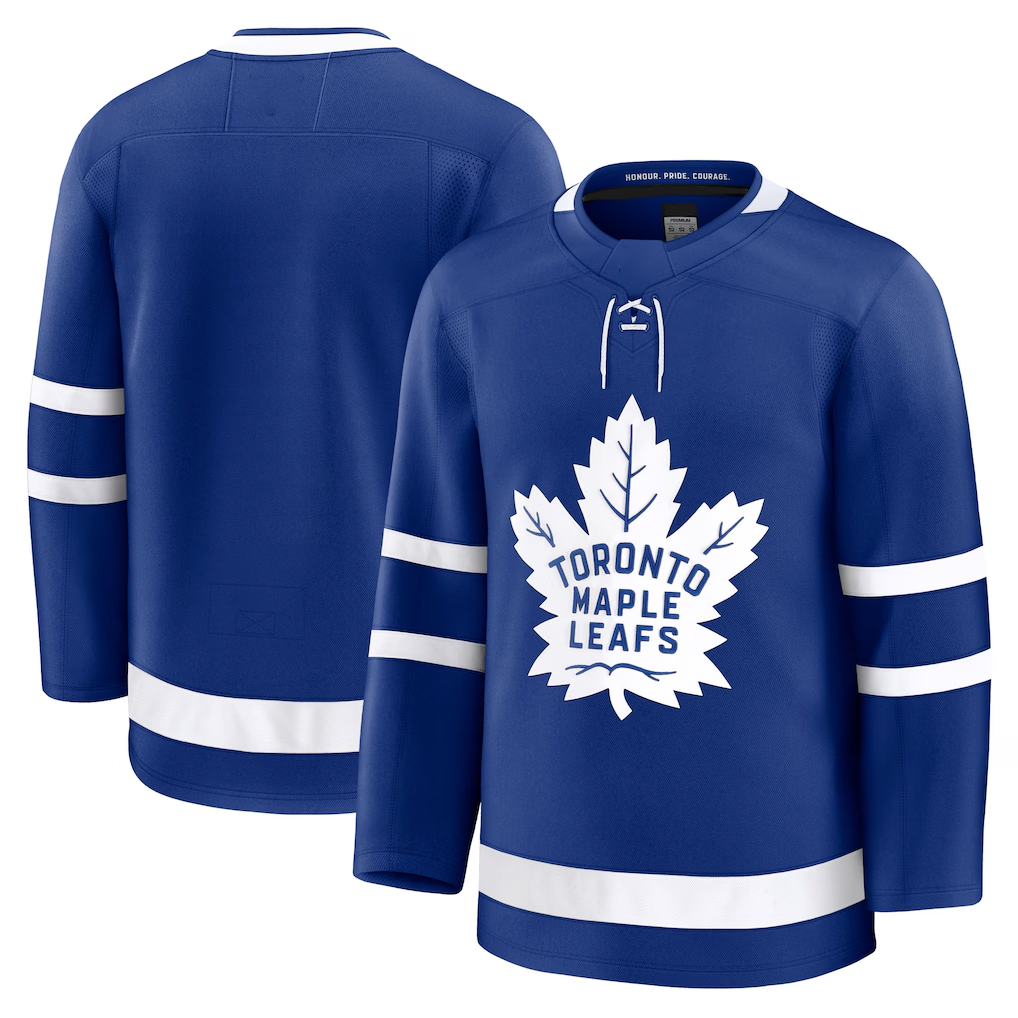 STECN T.Maple Leafs Blue Home Premium Jerseys
