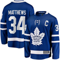 STECN T.Maple Leafs #34 Auston Matthews Blue Captain Patch Home Breakaway Player Jerseys