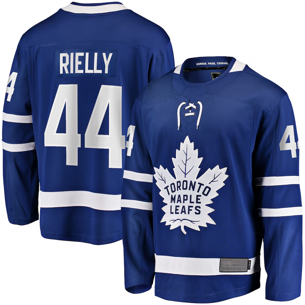 STECN T.Maple Leafs #44 Morgan Rielly Blue Home Breakaway Player Jerseys