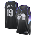 STECN U.Jazz #19 Ace Bailey Black Swingman Player Jerseys - Statement Edition