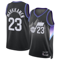 STECN U.Jazz #23 Lauri Markkanen Black 2024-2025 Swingman Jerseys - Statement Edition