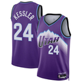 STECN U.Jazz #24 Walker Kessler Purple Swingman Jerseys- Icon Edition
