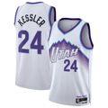 STECN U.Jazz #24 Walker Kessler White Swingman Jerseys - Association Editio