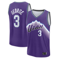 STECN U.Jazz #3 Keyonte George Fanatics Purple Fast Break Replica Jerseys - Icon Edition